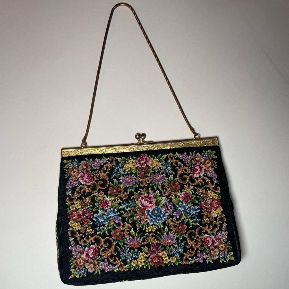 Vintage Petit Point Handbag - Picture 2 of 5